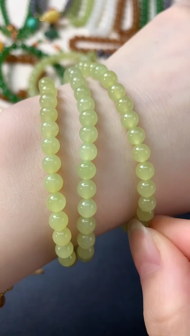 手串未镶嵌和田玉多样性发其一E424|280