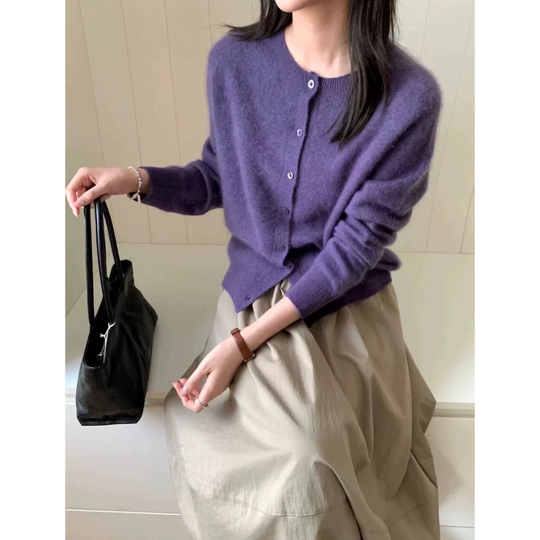 3442【一线成衣简约开衫】巨百搭秋季新款女士百搭上衣