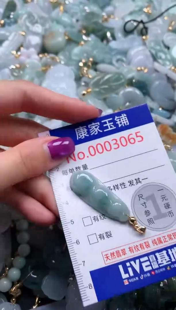 颈饰未镶嵌翡翠3065