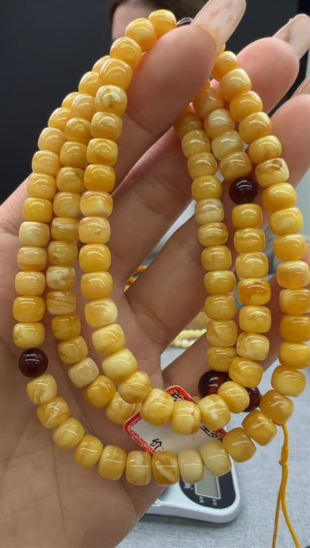 【闪购商品】琥珀颈饰未镶嵌75秒拍号