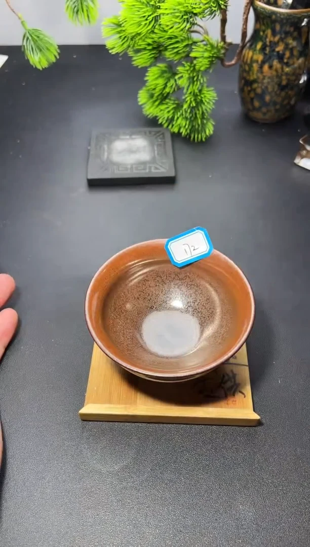 茶盏172 叶紫建盏