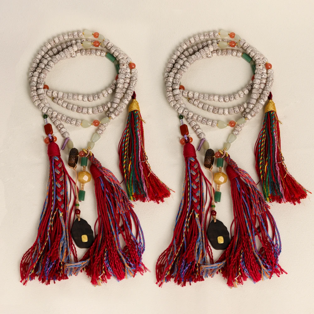 【叭哒不惑】多样性发一 6-7mm星月菩提斜挎链 长110cm左右