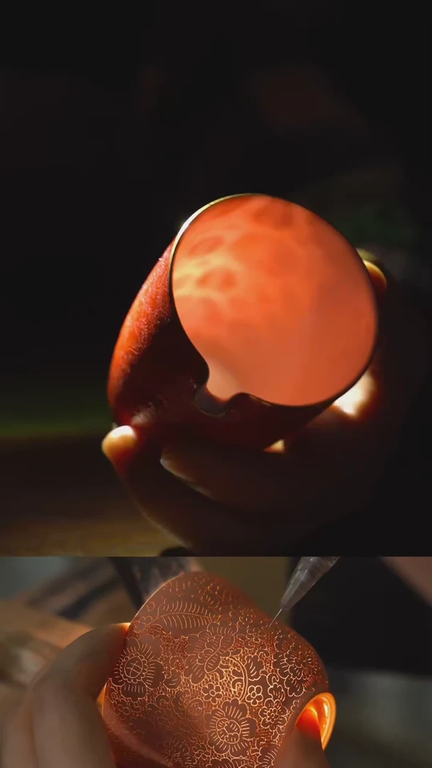 【闪购商品】千年技艺古帛扒花公道杯