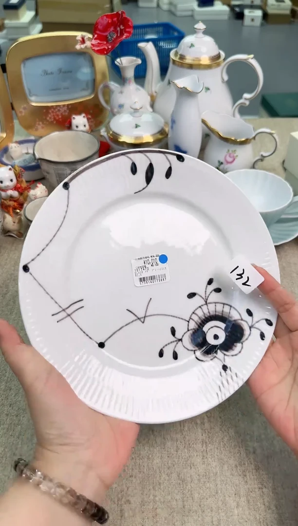瓷片22CM泡泡家的瓷器真好看