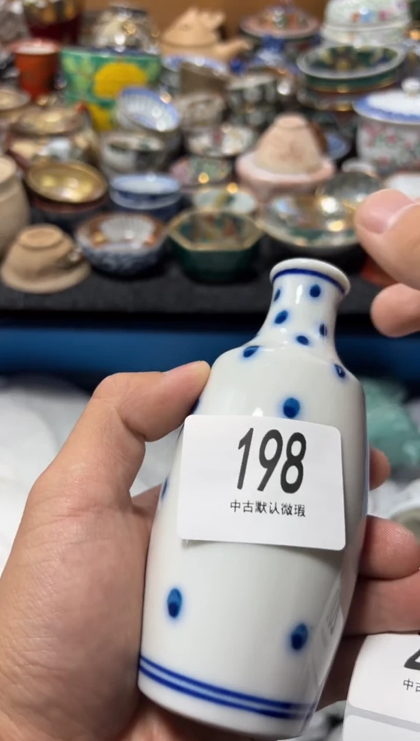 瓷片鼎*夏目海外回流瓷器中古品。