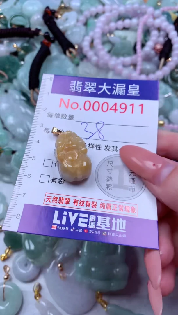 吊坠(不含链)未镶嵌翡翠4911