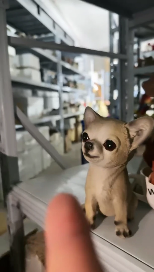 【闪购商品】默认微瑕高端树脂陶瓷摆件W774