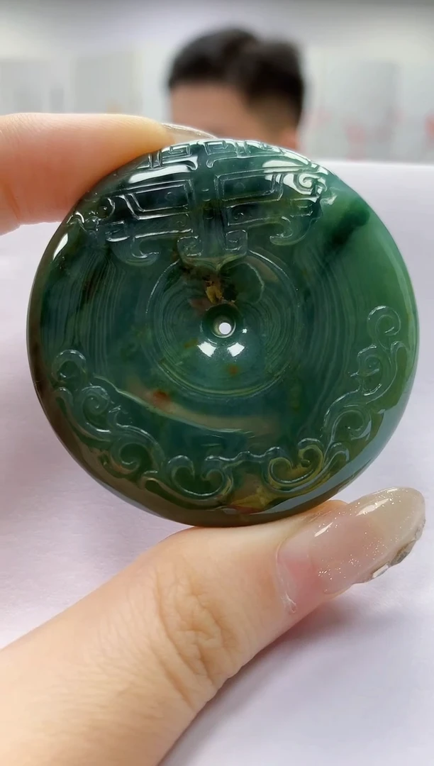 未镶嵌定制翡翠4917jw-毛货挂件21