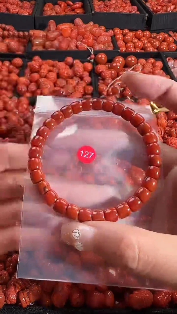 颈饰未镶嵌南红玛瑙7