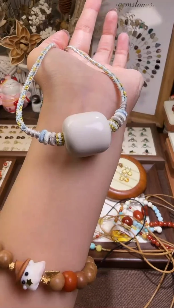 水晶摆件未镶嵌项链
