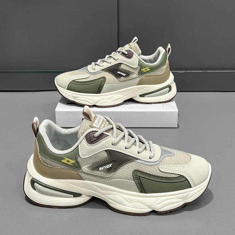男鞋运动休闲男士夏季2024年新款透气鞋跑步老爹鞋百搭潮流潮鞋