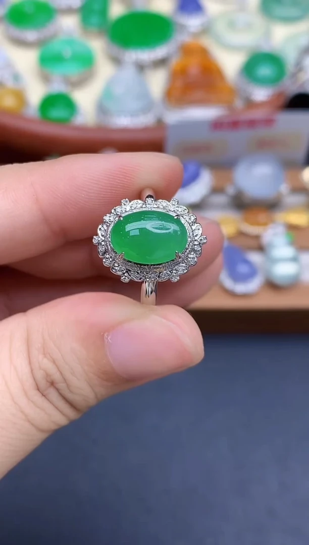 未镶嵌戒指翡翠578-中国好珍宝