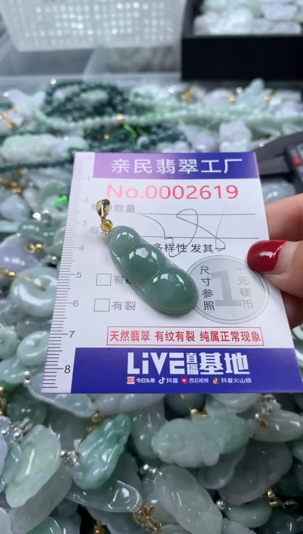 吊坠(不含链)未镶嵌翡翠2619