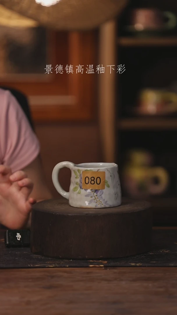 陶瓷景德镇高温釉下手绘陶瓷080
