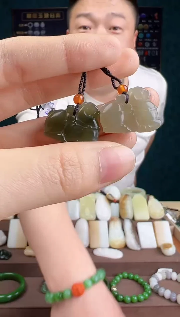 【闪购商品】和田玉颈饰未镶嵌ZZ 拍一发一 多样性发货