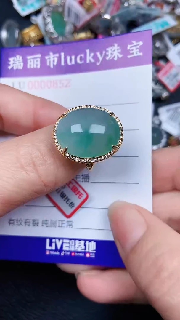颈饰银S925镶嵌翡翠857