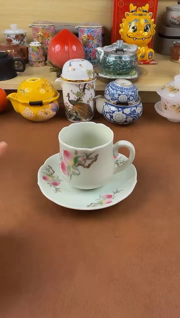 陶瓷茶具摆件旅行套组