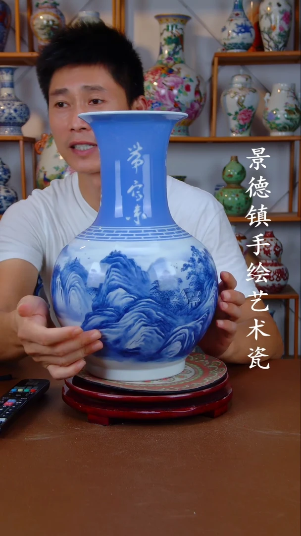 现代景德镇手工手绘陶瓷摆件51