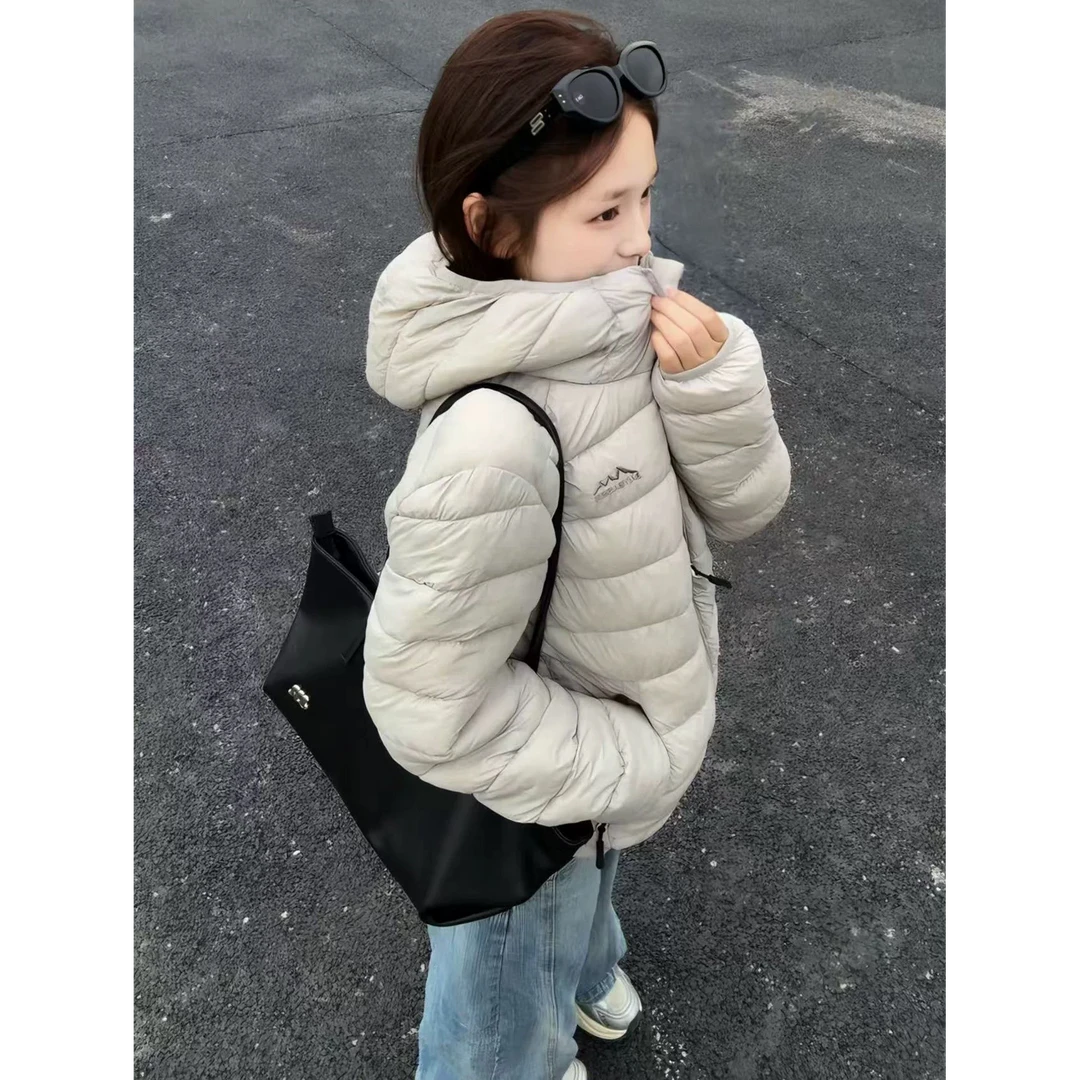 木子静-「蜜汁排骨」韩系时尚百搭小奶包连帽棉服-25231