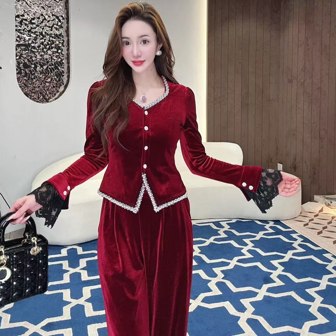 【MIA.G】【超模小蛮腰】丝绒修身上衣 XY641