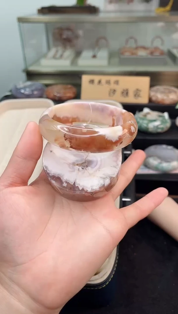 未镶嵌手镯石英质玉63圈口（赠品镯心）36009443