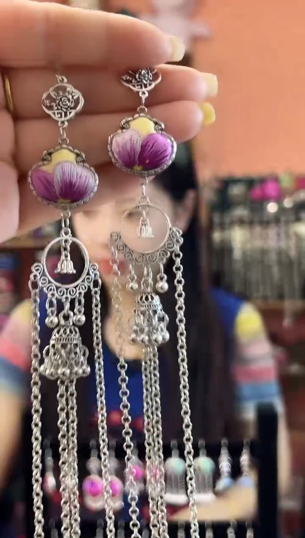 织绣艺枝独绣老绣饰品33