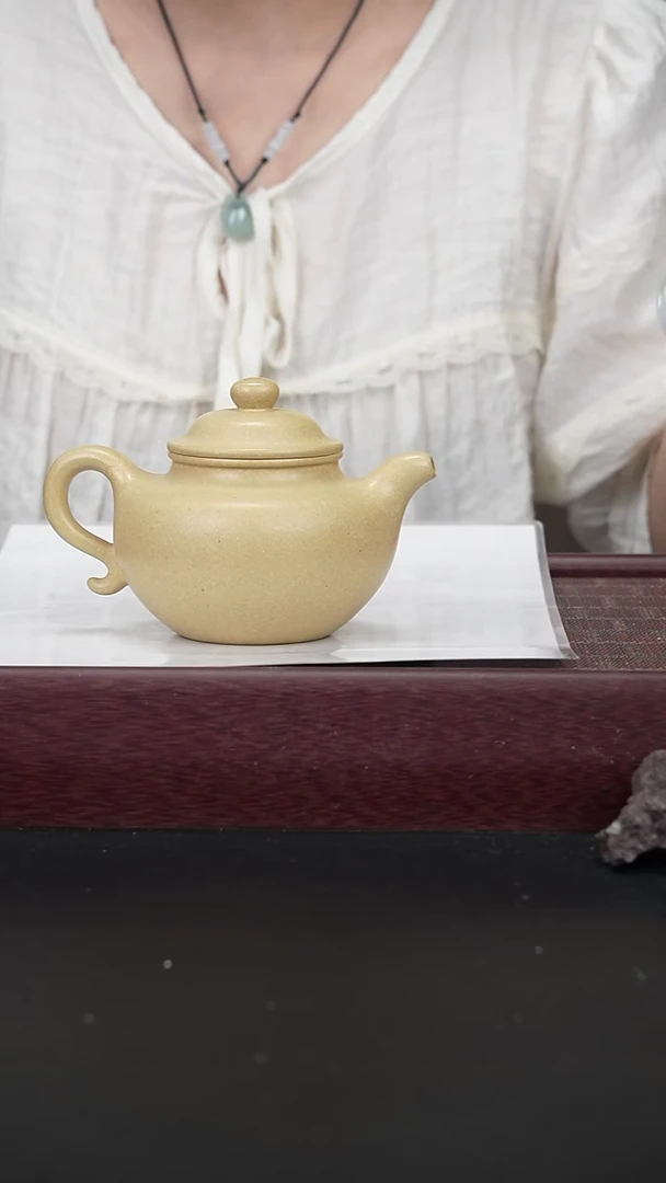 茶壶紫砂260CC莲子本绿