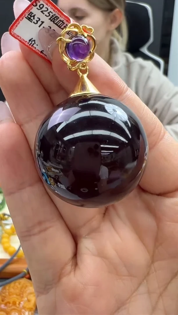 【闪购商品】琥珀颈饰未镶嵌720秒拍号