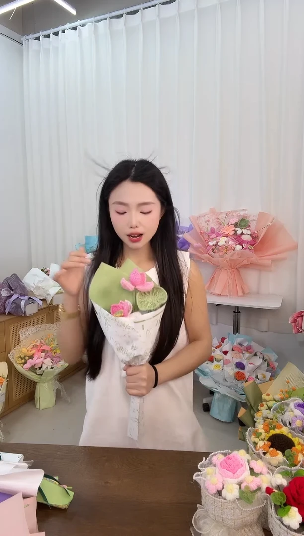 非遗手工定制花束，孤品清仓！