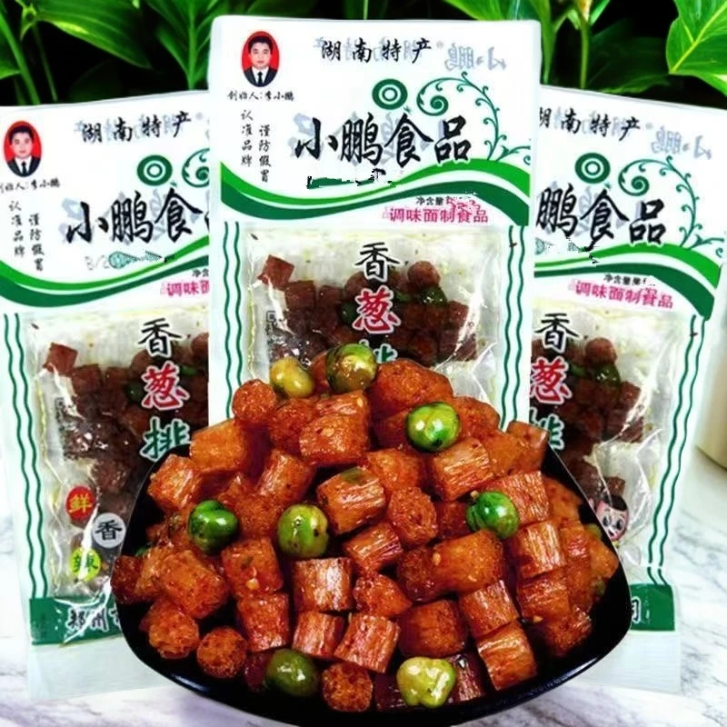小鹏香葱排骨味辣条麻辣条8090怀旧童年回忆校园零食