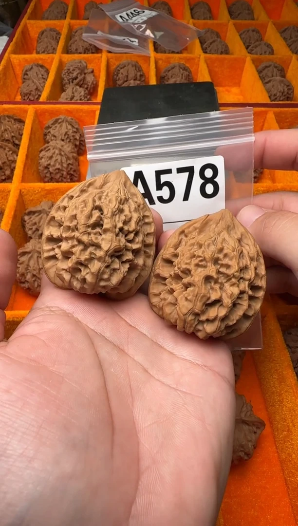 吊坠文玩核桃官帽45-A578