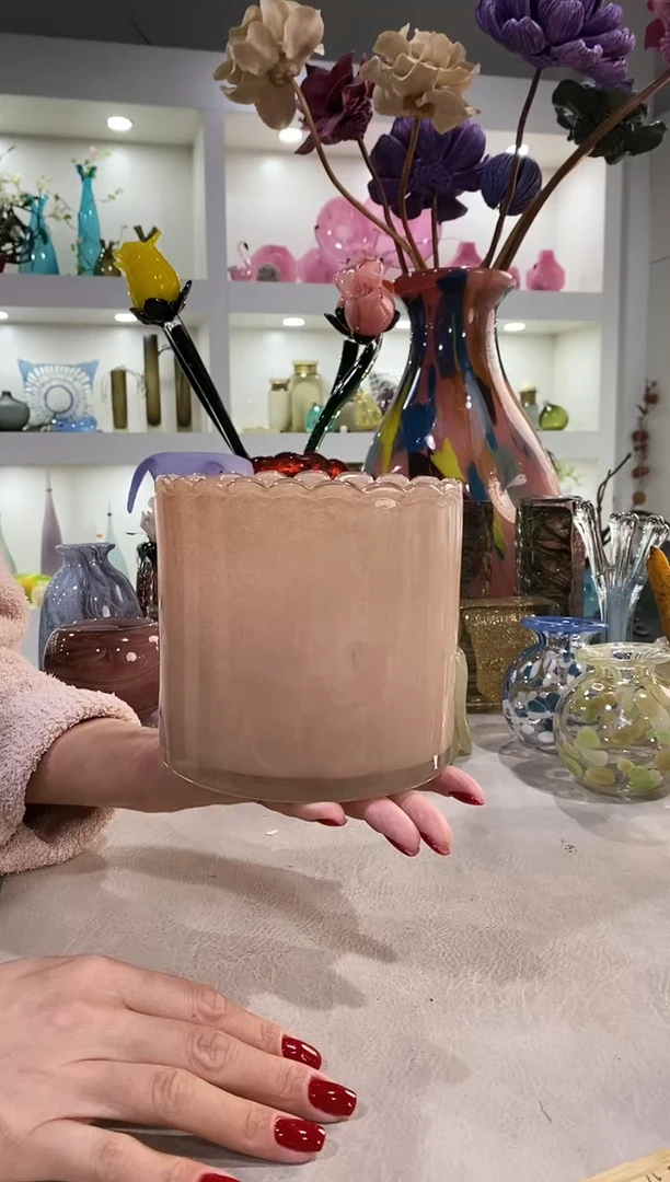 慕忆家手作琉璃花瓶