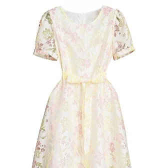 镂空式设计优雅气质风连衣裙Q24BL1833