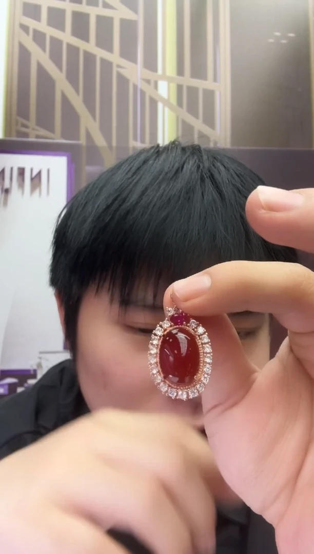 合金吊坠(不含链)玛瑙/玉髓吊坠