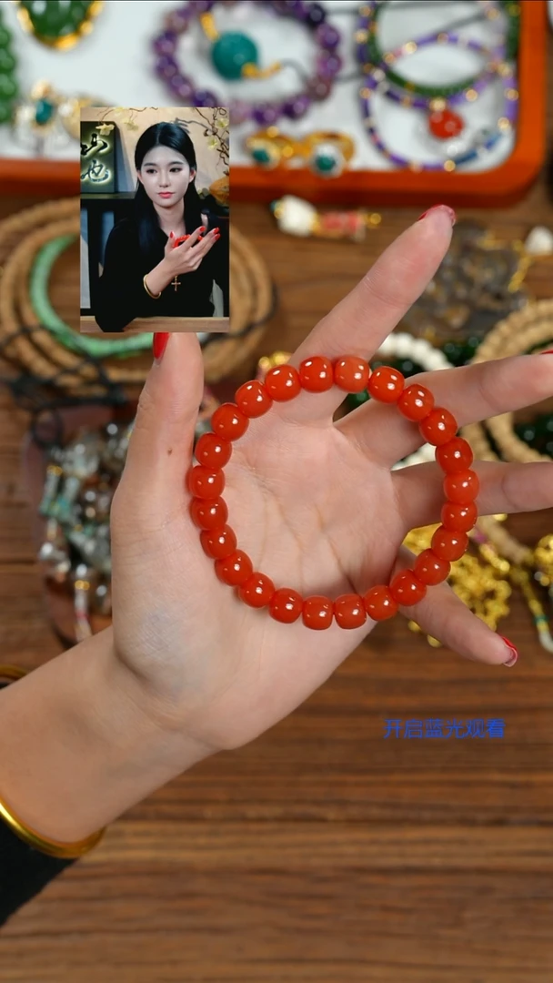 未镶嵌手串南红玛瑙L****t山也出品