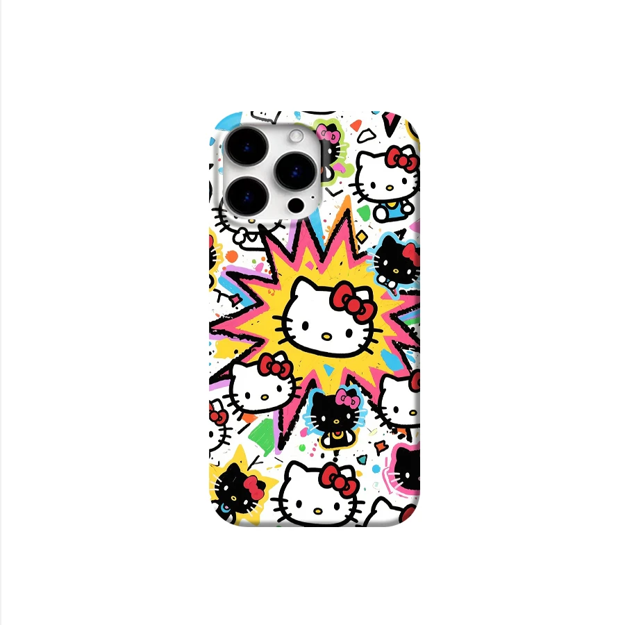 扎染爆炸kitty适用于苹果16promax华为mate荣耀vivo小米oppo一加