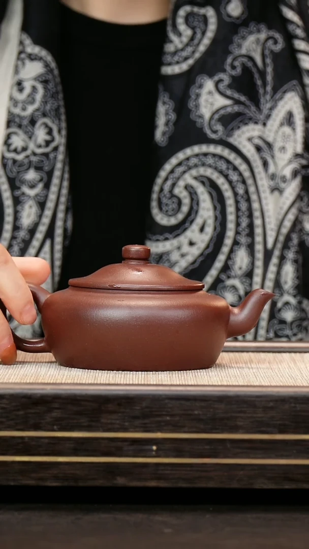 茶壶紫砂原矿云根 旭帽