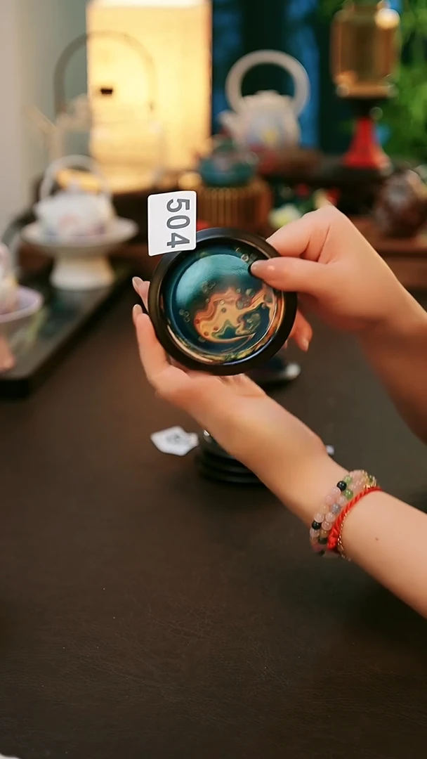 陶瓷茶具大漆杯垫504