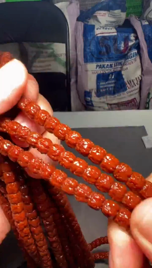 手串金刚菩提超头精挑龙切佛手108-8mm