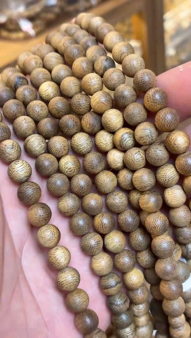 沉香手串 文莱圆珠长串0.8多样性发其一