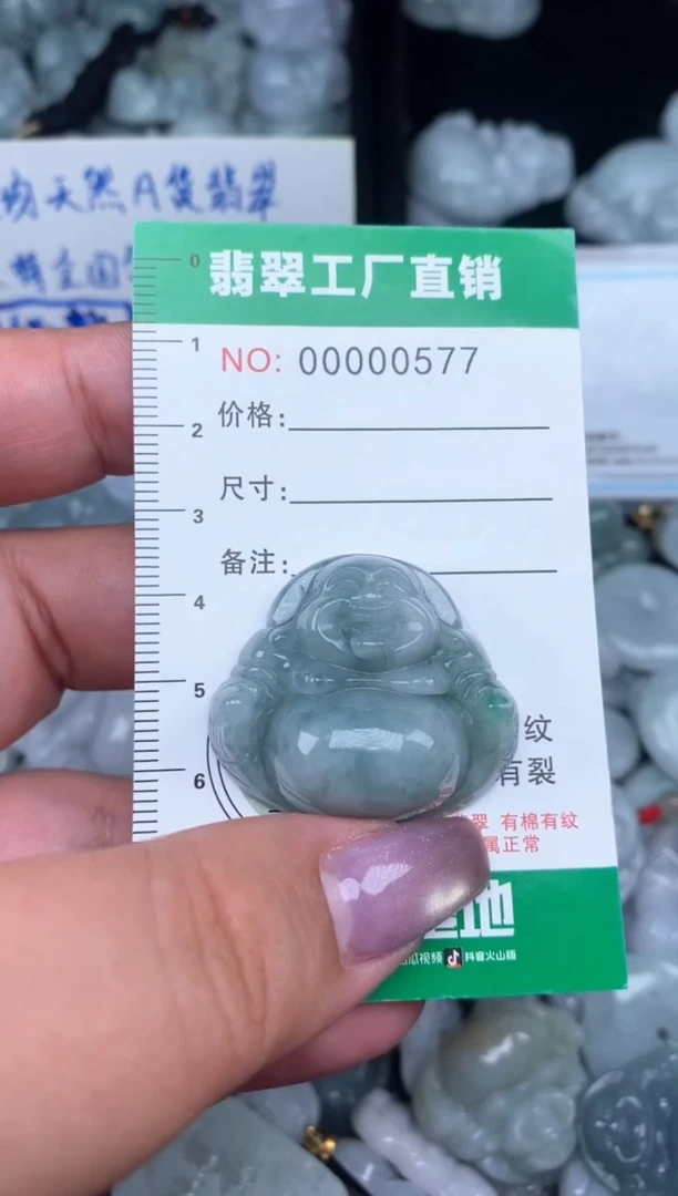 翡翠未镶嵌颈饰缅甸天然A货翡翠0577
