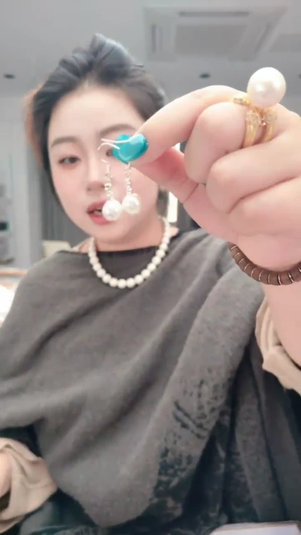 颈饰未镶嵌淡水珍珠1715耳坠