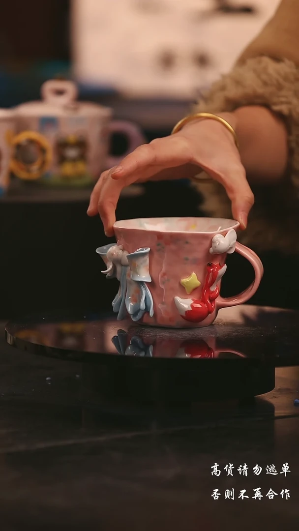陶瓷景德镇可爱设计师款陶瓷