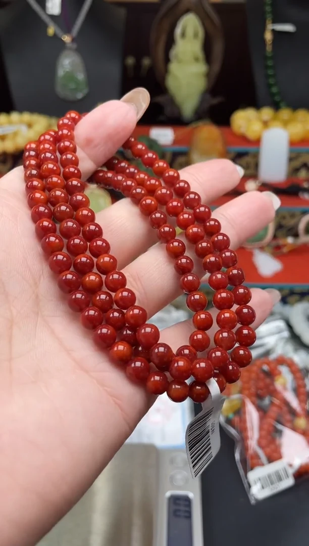颈饰未镶嵌南红玛瑙n105