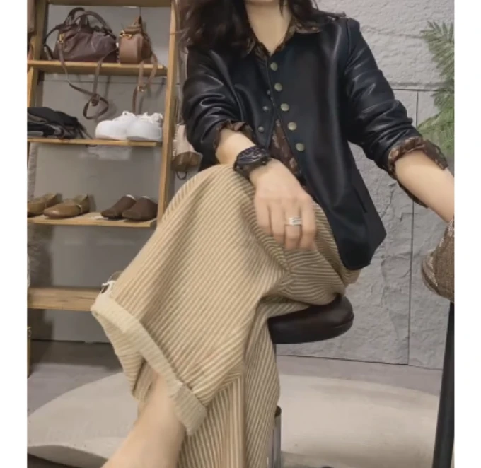 2025春季新款网红同款洋气气质韩版潮流女装外套裤子时尚Moo