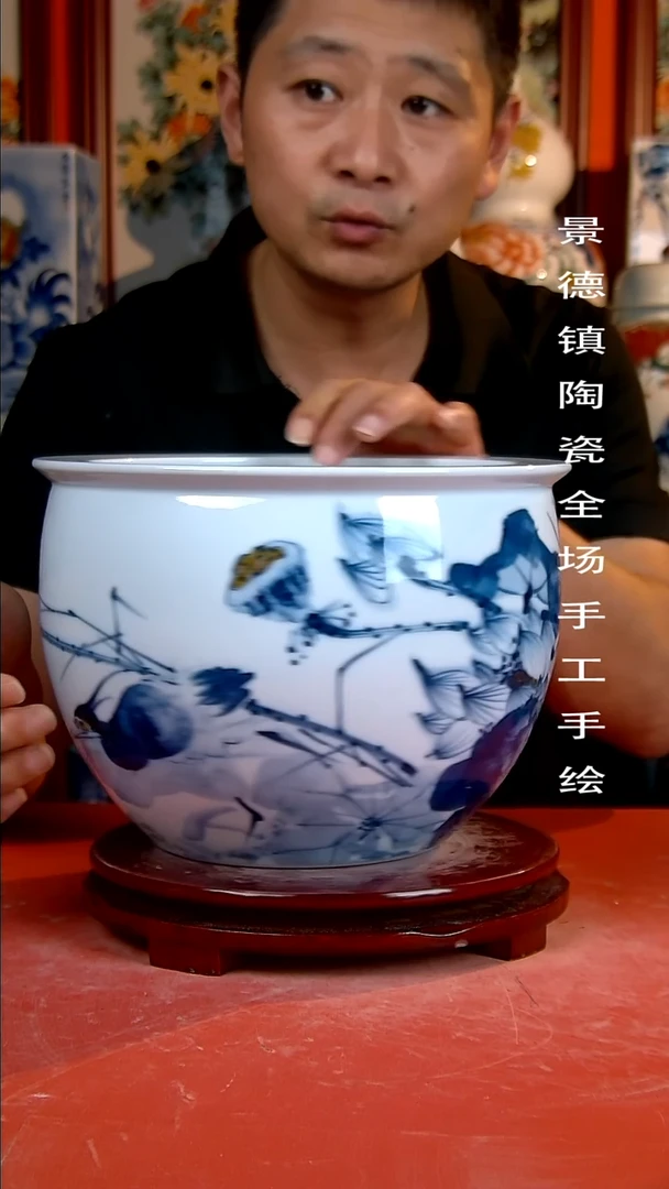 摆件景德镇陶瓷 手工手绘1