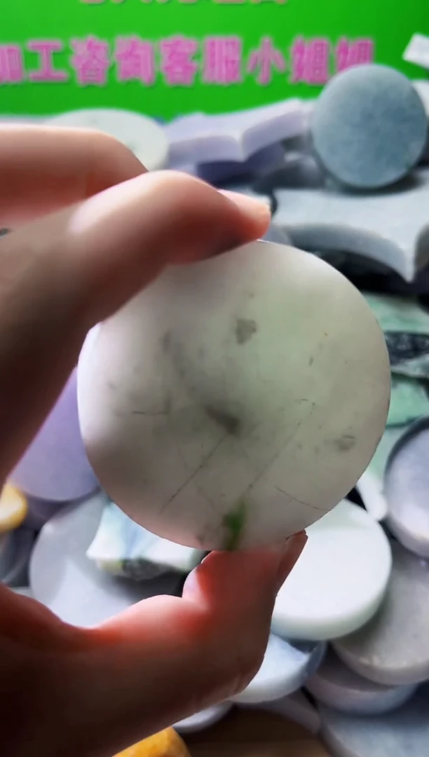 翡翠未镶嵌颈饰天然翡翠A货刘944