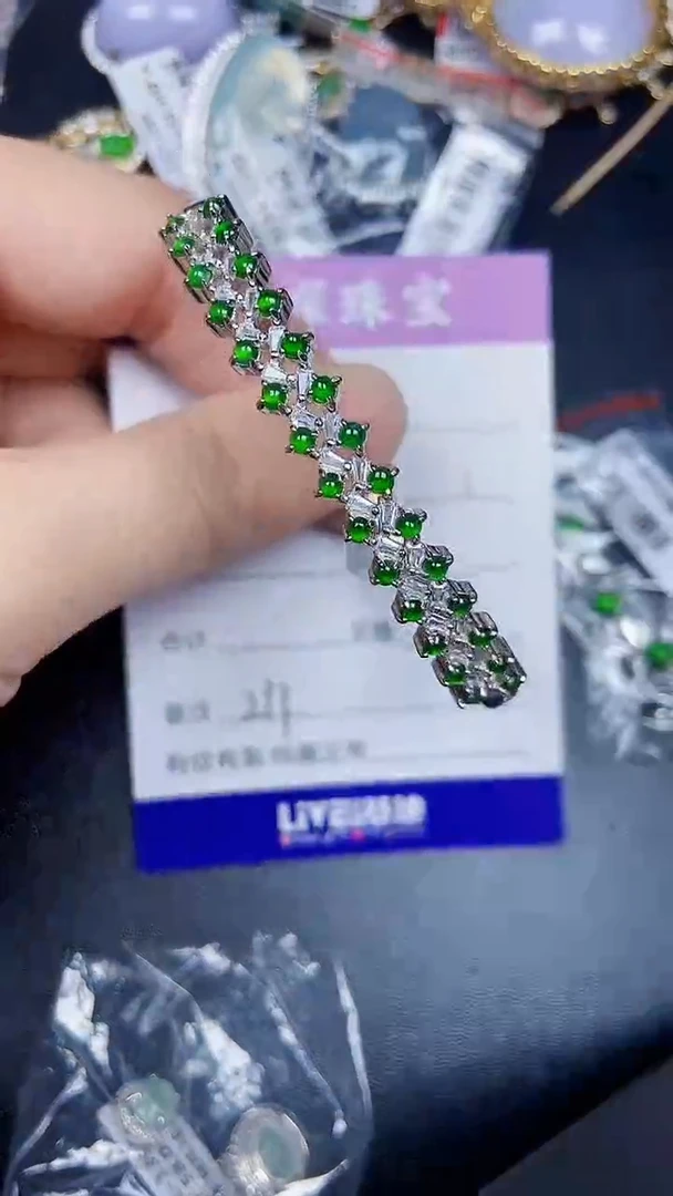银S925镶嵌戒指翡翠2110