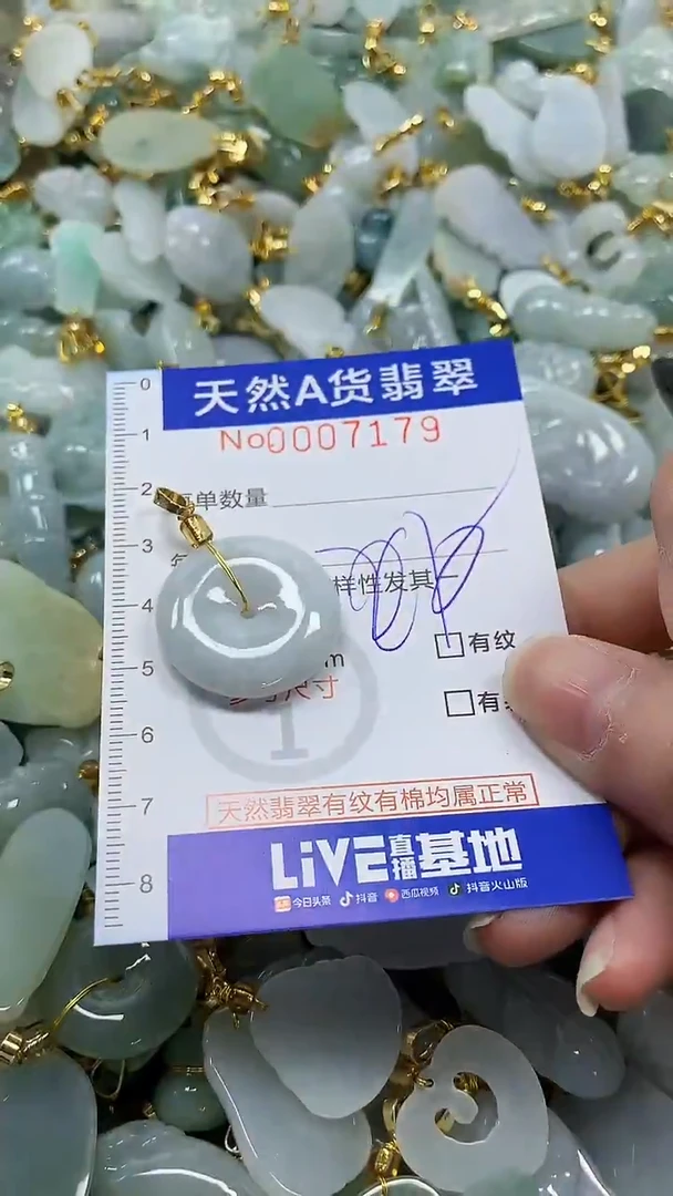 颈饰未镶嵌翡翠纯天然a货翡翠