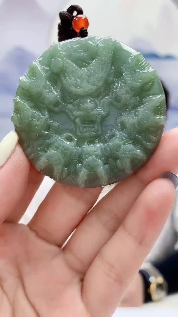 翡翠未镶嵌颈饰5060lr-jj挂件51